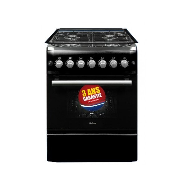 Cuisinière ORIENT OC-60-60 TN 4 Feux - Noir