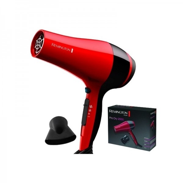 Sèche cheveux Remington Pro Dry 2000W - Rouge - D3080