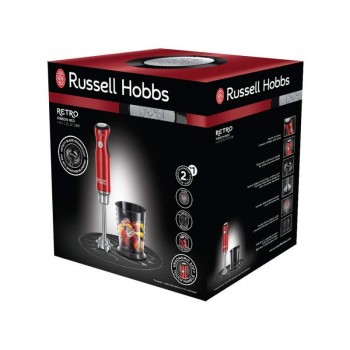 Mixeur Plongeant Retro Russell Hobbs - Rouge - 25230-56