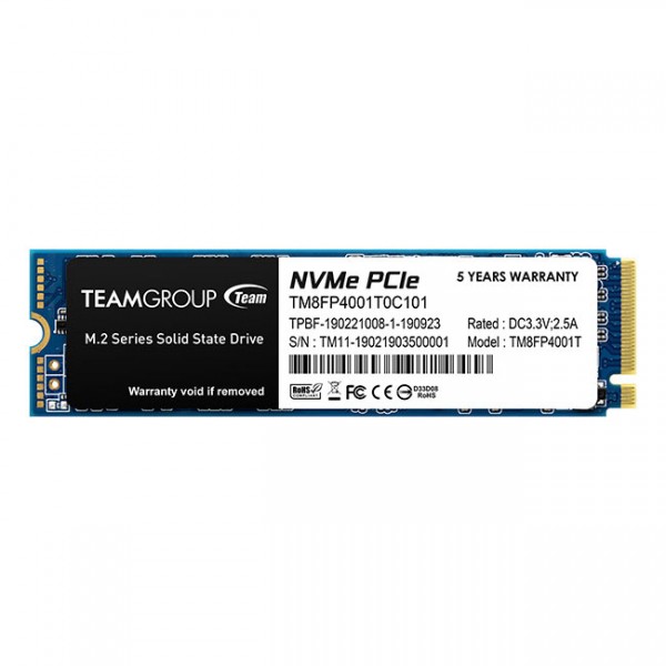 Mémoire Flash - Disque Dur Interne - TeamGroup MP34 M.2-2280 PCIe - 1To SSD