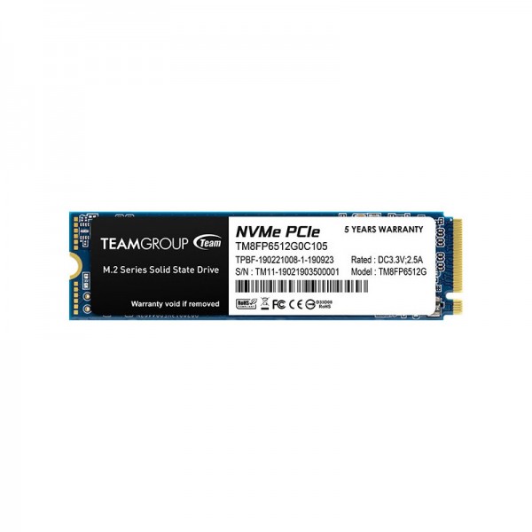 Mémoire Flash - Disque Dur Interne - TeamGroup MP33 M.2 PCIe - 512 Go SSD
