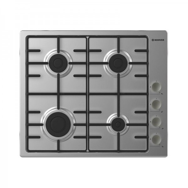 Plaque de cuisson Hoover 4 Feux 60cm - Inox - HHW6LMX - Jacaranda Tunisie