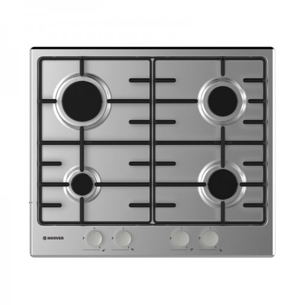 Plaque de cuisson Inox Hoover 4 Feux 60cm - HHW6BRMX - Jacaranda Tunisie