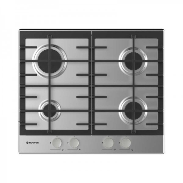 Plaque de cuisson Inox Hoover 4 Feux 60cm - HHG6BRMX - Jacaranda Tunisie