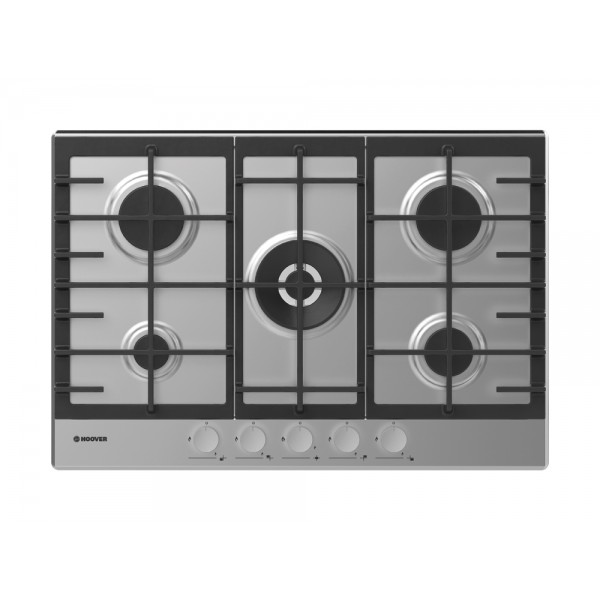 Plaque de cuisson Hoover 5 Feux 75cm - Inox - HHG75WMX - Jacaranda Tunisie