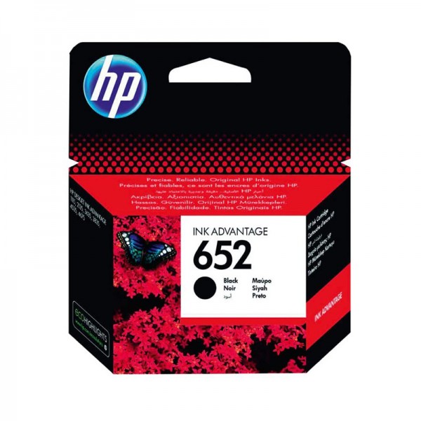 Cartouche d'encre HP 652 originale - Noir - F6V25AE - Jacaranda Tunisie