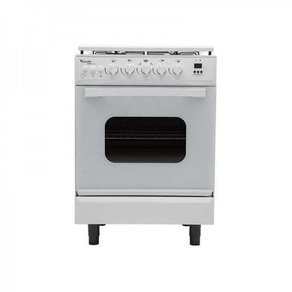 Cuisinière Condor Saphir 4 Feux 60cm 77 Litres - Blanc - F4500W - Jacaranda Tunisie