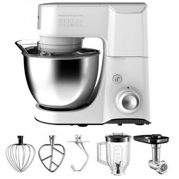 Robot pétrin Midea 4,5L 1000 Watt - Blanc