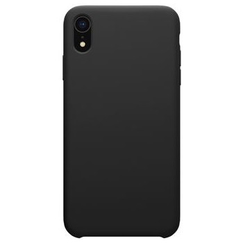Coque en silicone liquide noir pour votre Apple iPhone XR