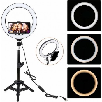 Ring Light + Trépied 2m