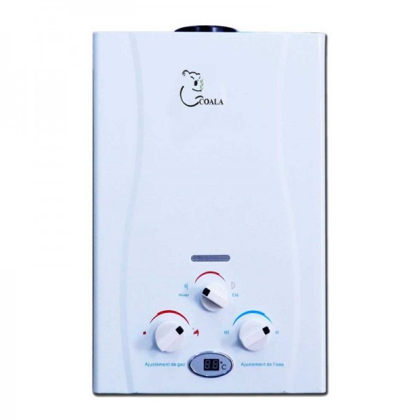 CHAUFFE BAIN COALA 6L GAZ BOUTEILLE BLANC