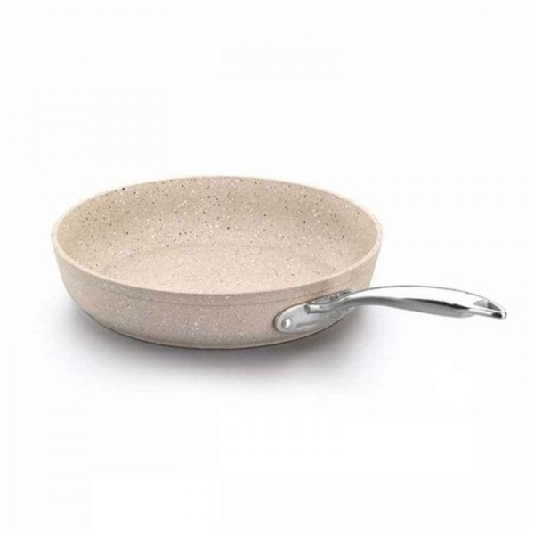 Poêle En Granite KORKMAZ 26 x 5 CM - Crème