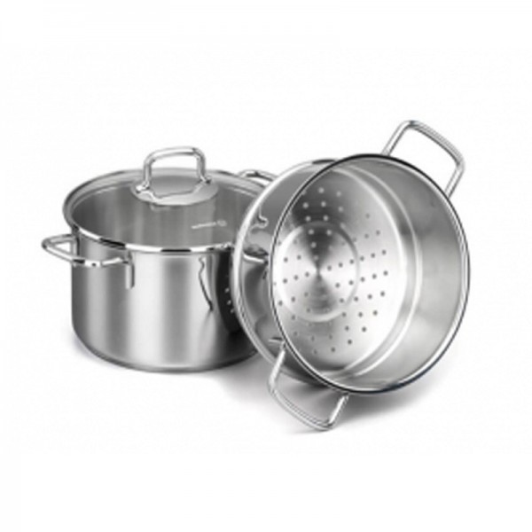 Couscousier 2en1 Korkmaz Perla 3,8L - Inox