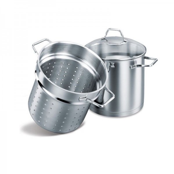 Marmitte à spaghetti Korkmaz 5L - Inox