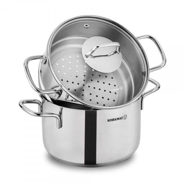 Couscousier Korkmaz Perla 6,9L - Inox