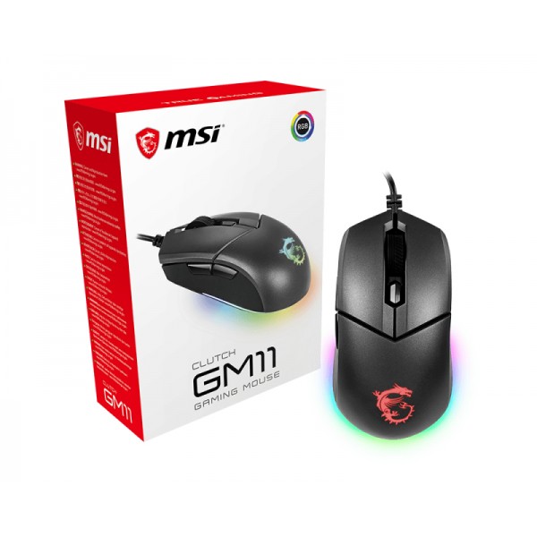 SOURIS GAMER MSI CLUTCH GM11 - NOIR