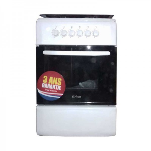 CUISINIÈRE À GAZ ORIENT OC-60-60EB-P 60 CM BLANC