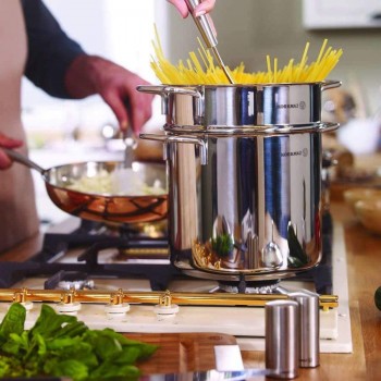 Marmitte à spaghetti Korkmaz 5L - Inox