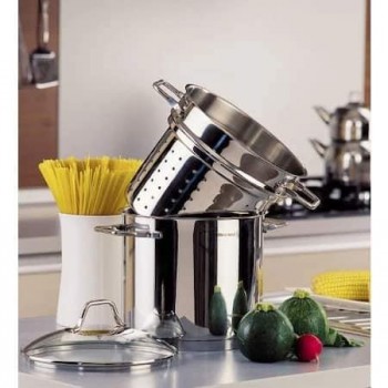 Marmitte à spaghetti Korkmaz 5L - Inox