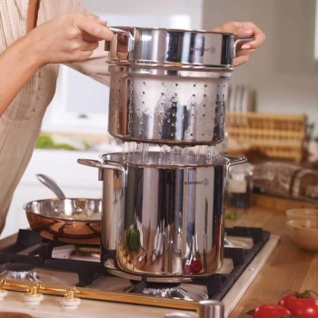Marmitte à spaghetti Korkmaz 5L - Inox