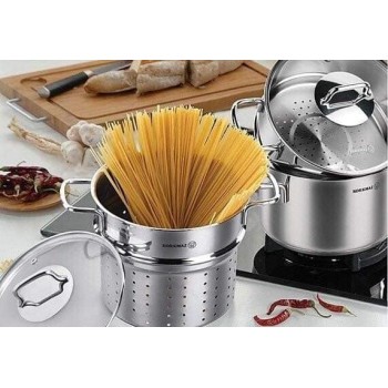 Marmitte à spaghetti Korkmaz 5L - Inox