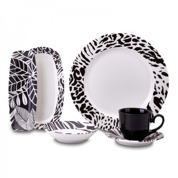 ENSEMBLE DE PETIT-DÉJEUNER KORKMAZ NATURA COLLECTION 26 PIÈCES