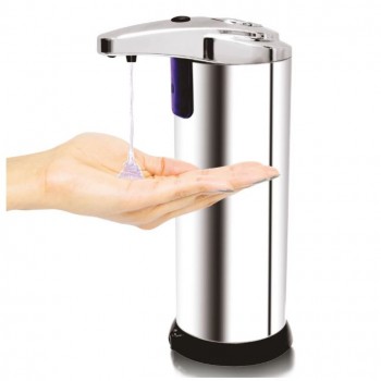 Distributeur de savon liquide automatique - 280 ml - Gris