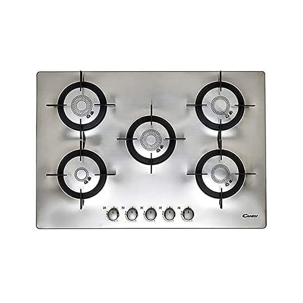 Table de Cuisson Encastrable CANDY 5 Feux CFX75 P - Inox