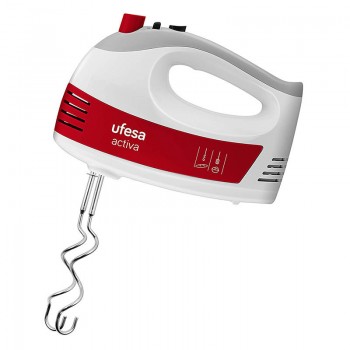BATTEUR ELECTRIQUE UFESA 400W BLANC & ROUGE