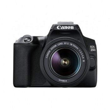 Appareil photo Reflex Canon EOS 250D 4K Wifi + EF 18-55mm IS STM - Noir