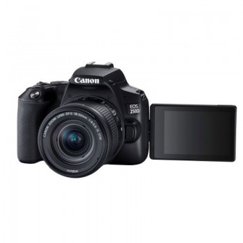 Appareil photo Reflex Canon EOS 250D 4K Wifi + EF 18-55mm IS STM - Noir